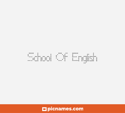 School Of English